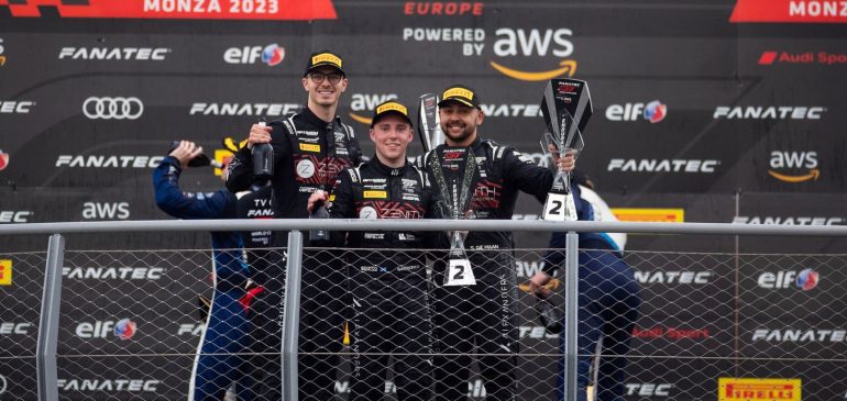 Podium at Monza for GTWC Trio